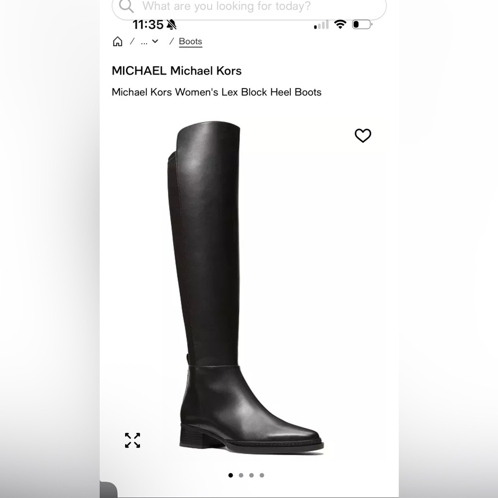 Michael Kors Black Over the Knee Boots